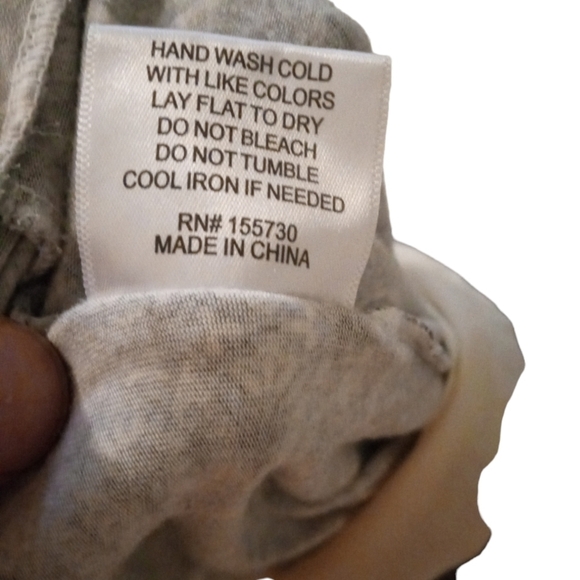 Rose & Olive Tunic All Season Geo Star Pattern w. Colorblock Hem  Flowy Plus 1X - Picture 7 of 7